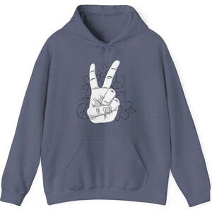 “Peace is Proud” Custom Graphic Design Unisex Hoodie
